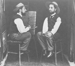 112. PAUL SESCAU. DVOSTRUKI PORTRET HENRI DE TOULOUSE-LAUTRECA, OKO 1892.