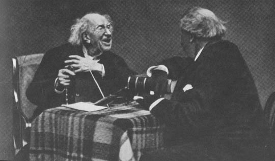 F. t. nadar intervjuiše stogodišnjaka m. e. chevreula, avgust 1886.