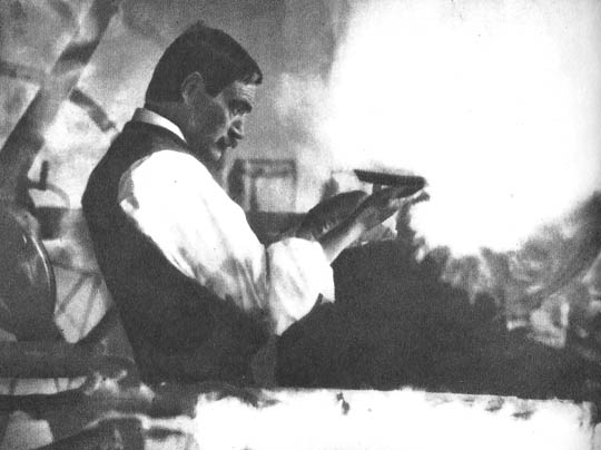 Slikar i bakropisac sir william strang. fotogravira