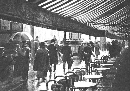 Effet de pluie pariz