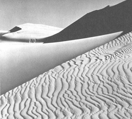 Peščane dune, oceano, kalifornija