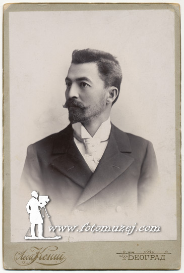 Muškarac sa brkovima i bradom (autor Leopold Kenig)