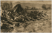 Prvi bugarski zarobljenici sa Kajmak-čalana osvojenog 17. sept. 1916. godine