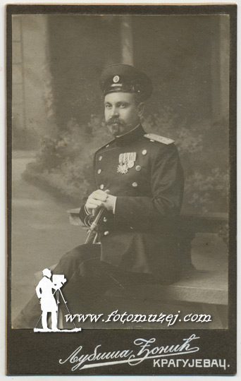 Dr. Lazar Genčić, sanitetski potpukovnik (autor Ljubiša Đonić)