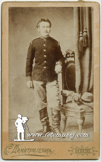 Muškarac u vojnoj uniformi (autor Spira Dimitrijević)