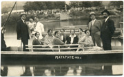 Gosti Mataruške Banje u čamcu na Ibru
