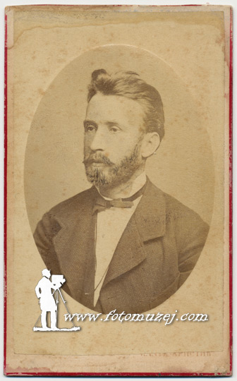 Muškarac sa bradom i brkovima (autor Panta Hristić)