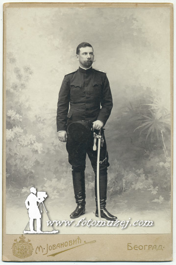 Đura L. (azara) Dokić, pešadijski major, 1905, kasnije arm.đeneral, streljan 1946. (autor Milan Jovanović)