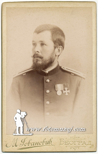 Pešadijski potporučnik Mihailo Zisić, (1892 je već poručnik) (autor Milan Jovanović)