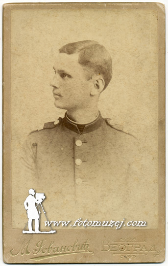 Pitomac narednik Dušan Pešić (XXII klasa), u SHS div. đeneral  (autor Milan Jovanović)
