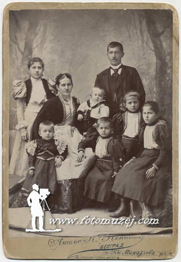 Bračni par sa decom (Atelje Kenig)
