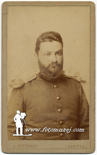 Srpski oficir (autor Dimitrije Krstović)