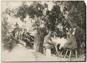 Grunište - Sastanak sviju komadanata divizija I armije i ručak u štabu Moravske divizije 1917. godine