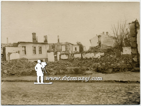 Bitolj posle bombardovanja 1916. godine (autor Nepoznati Autor)