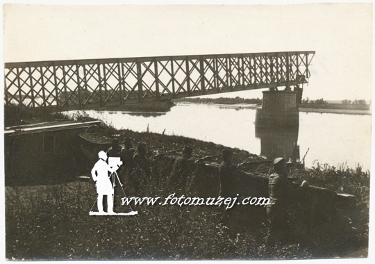 Odbrana Beograda, Savski most posle Vidovdana, 1914. godine (autor Nepoznati Autor)