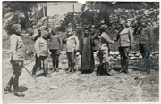Prestolonaslednik Aleksandar u štabu Jugoslovenske divizije D. Požar, 1918.g.