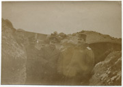Engleski general Korkran urovu na položaju I Vardarske brigade, 1917.godine