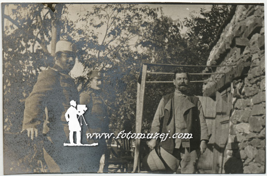 U štabu Vardarske divizije, gornji Požar 1917. (autor V. Vuković)