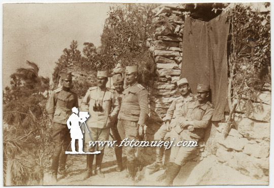 Na najvišoj čuci,u štabu Vardarske divizije 1917. (autor V. Vuković)