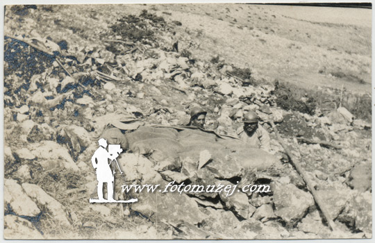 Utvrđivanje pionira na Ostrovskim položajima, 1916.g. (autor V. Vuković)