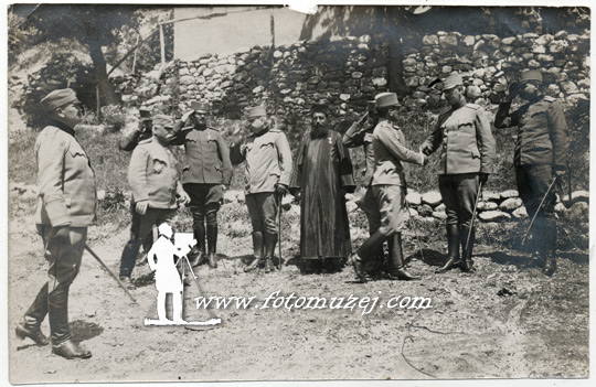 Prestolonaslednik Aleksandar u štabu Jugoslovenske divizije D. Požar, 1918.g. (autor V. Vuković)