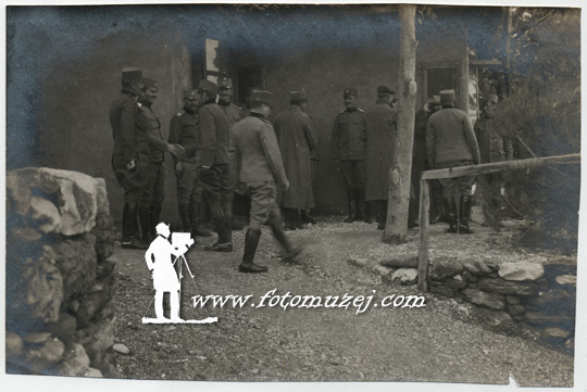 Dr. Trumbić u štabu Jugoslovenske divizije,D.Požar, 1917.g. (autor V. Vuković)