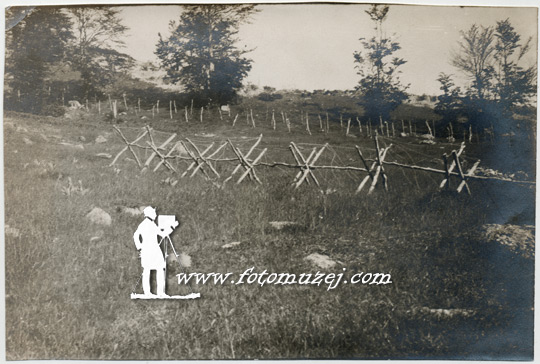 Prepreke od žice kod Dobrog polja, 1917.g. (autor V. Vuković)