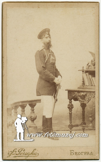 Oficir sa sabljom (autor Franc Regecki)