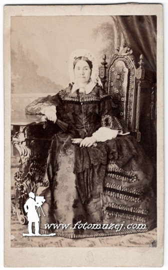 Perka Bajić, kći Kneza Miloša (sestra Kneza Mihaila) (autor Anastas Stojanović)
