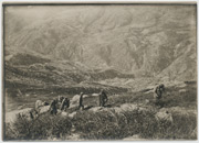 Polazak na osmatračnicu Komadanta divizije I armije, Gruniški Vis 1917. godine