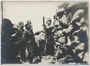 Francuski general Šarti u rovovima Moravske divizije
