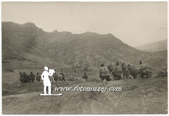 Jurišno odeljenje Moravske divizije 1917. godine (autor Milan Vukašinović)