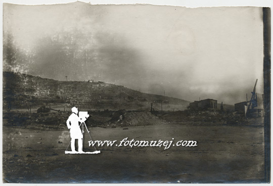 Ruševine stanice Drenovo, 1918.godine (autor Milan Vukašinović)